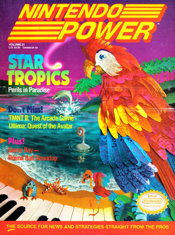 Nintendo Power Issue 021 (February 1991) cover